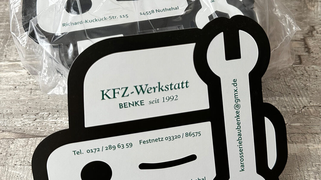 Benke KFZ-Werkstatt Flyer