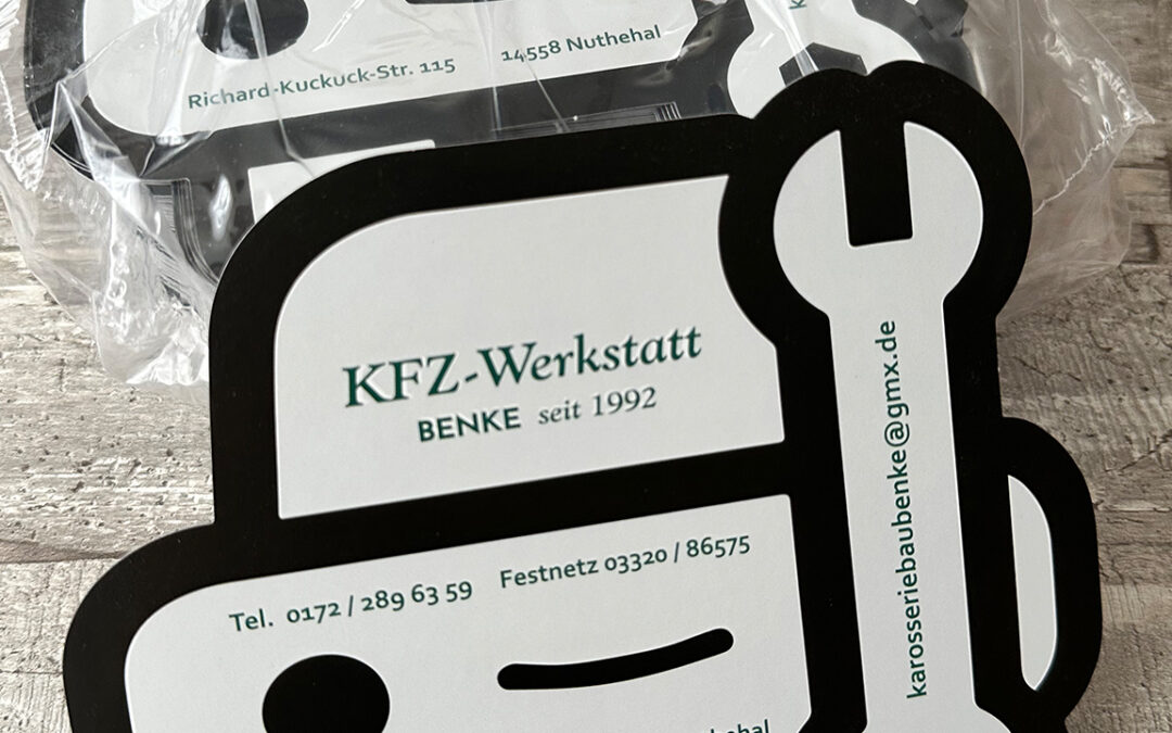 Benke KFZ-Werkstatt Flyer