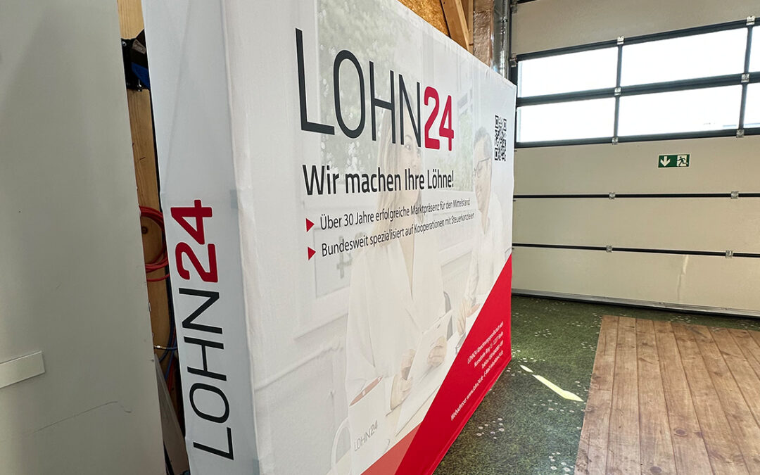 Lohn24 Messewand