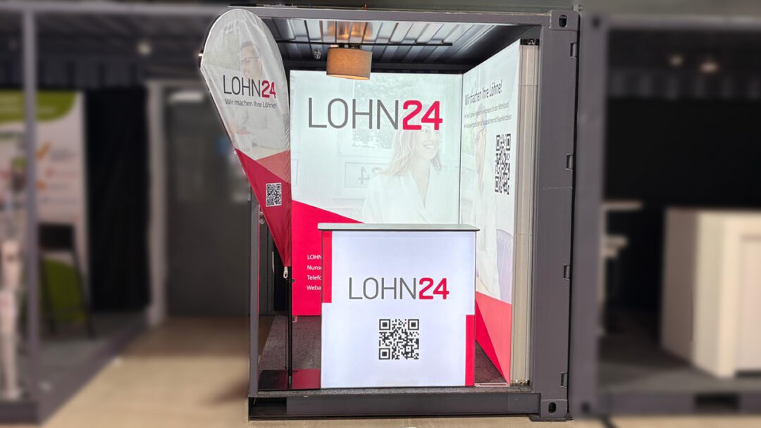 Lohn24 Messestand